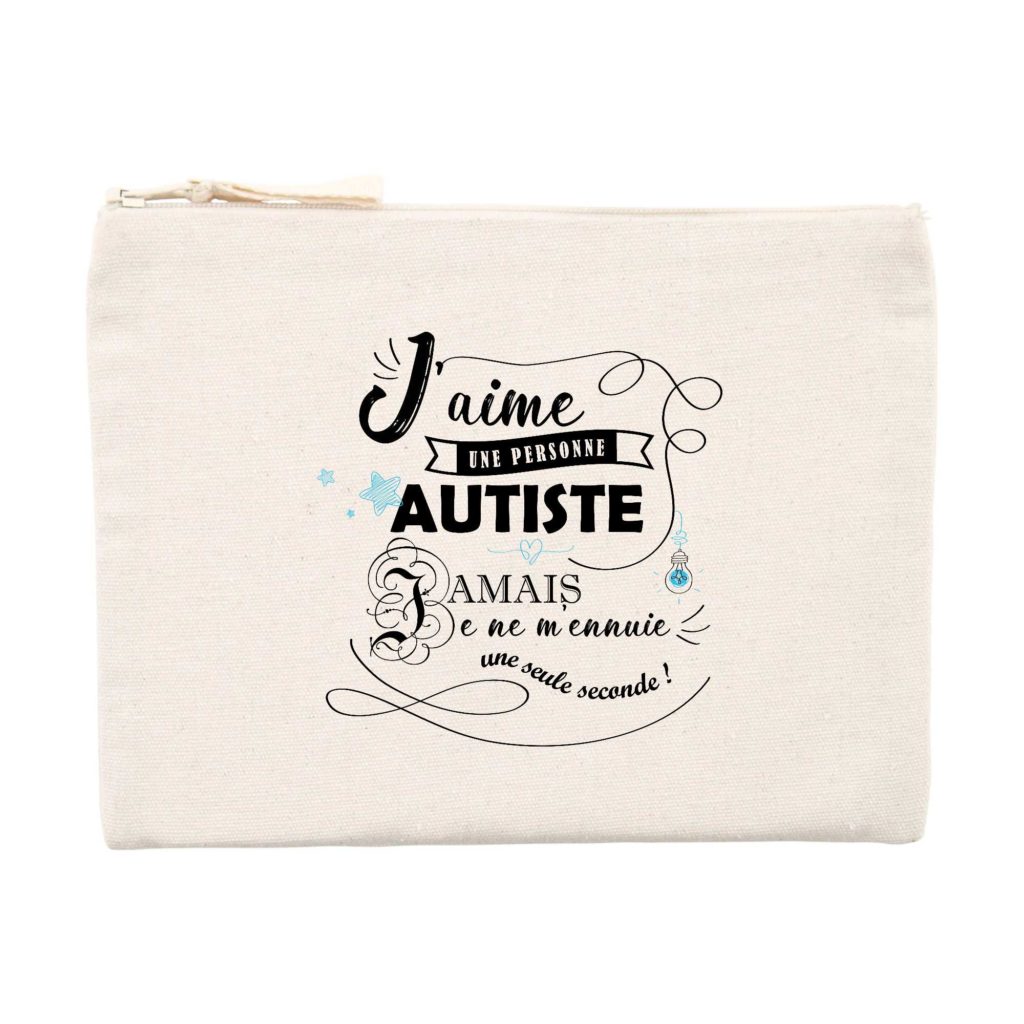 Pochette J'aime une personne autiste
